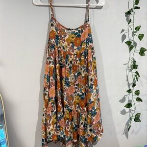 Floral Spaghetti Strap Dress
